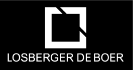 Firmenlogo-Losberger-weiß-auf-schwarzem-Hintergrund